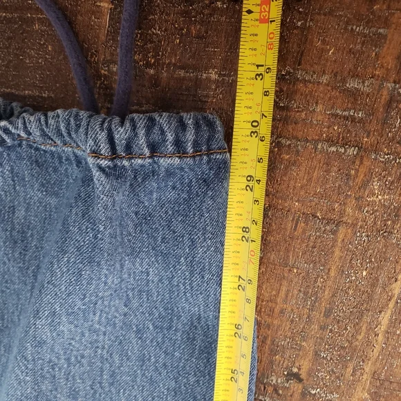 Levi's '94 Baggy Cargo Denim Jeans Pants Color Blue Womens Size 28 - Picture 12 of 12